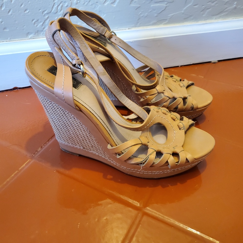 Joan & David Wedge Sandals